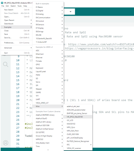 MAX30100 example